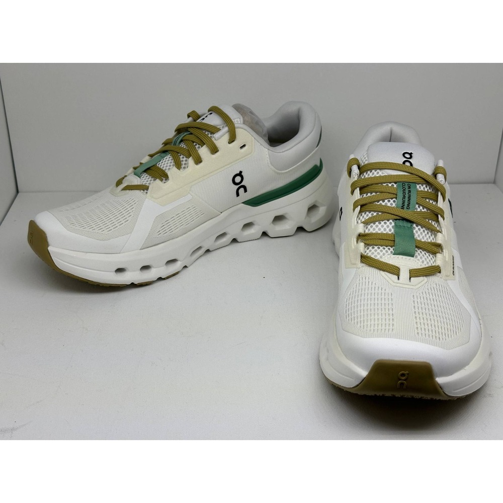 On‎ Cloudrunner 2 Womens Running Shoes White Green 3WE10134433 Size 10 NEW